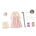 thumbnail image 2 of Disfraz de Anciana para Niños Kit de Traje de Abuela para Eventos Temáticos , 130cm, 2 of 8