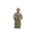 thumbnail image 2 of Solid Rock Stoneworks Small Standing Soldier 13in Tall Desert Sand  Color, 2 of 6