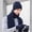 G_Navy, variant on siminsem Unisex 2 in 1 Winter Hat Scarf Set Hooded Knit Beanie with Fleece Lining - Windproof Balaclava Neck Warmer for Men Women Ski Cold Weather One Size, Khaki,One Size