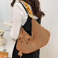 thumbnail image 6 of ibiyuan Womens Crossbody Purse Large Capacity Woven Shoulder Tote Handbag for Women, Casual Beach Commute Everyday Shoulder Purse Gifts For Teen Girls, 6 of 6