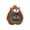 Brown, variant on Tibvox Cute Silicones Bear Nightlight Digital Alarm Clock Visual Timer Rechargeable