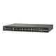 Cisco 250 Series SF250-48HP - Commutateur - Intelligent - 48 x 10/100 (poe+) + 2 x 10/100/1000 + 2 x sfp gigabit combiné + 2 x sfp gigabit - rackable - poe+ (195 W) – image 2 sur 3