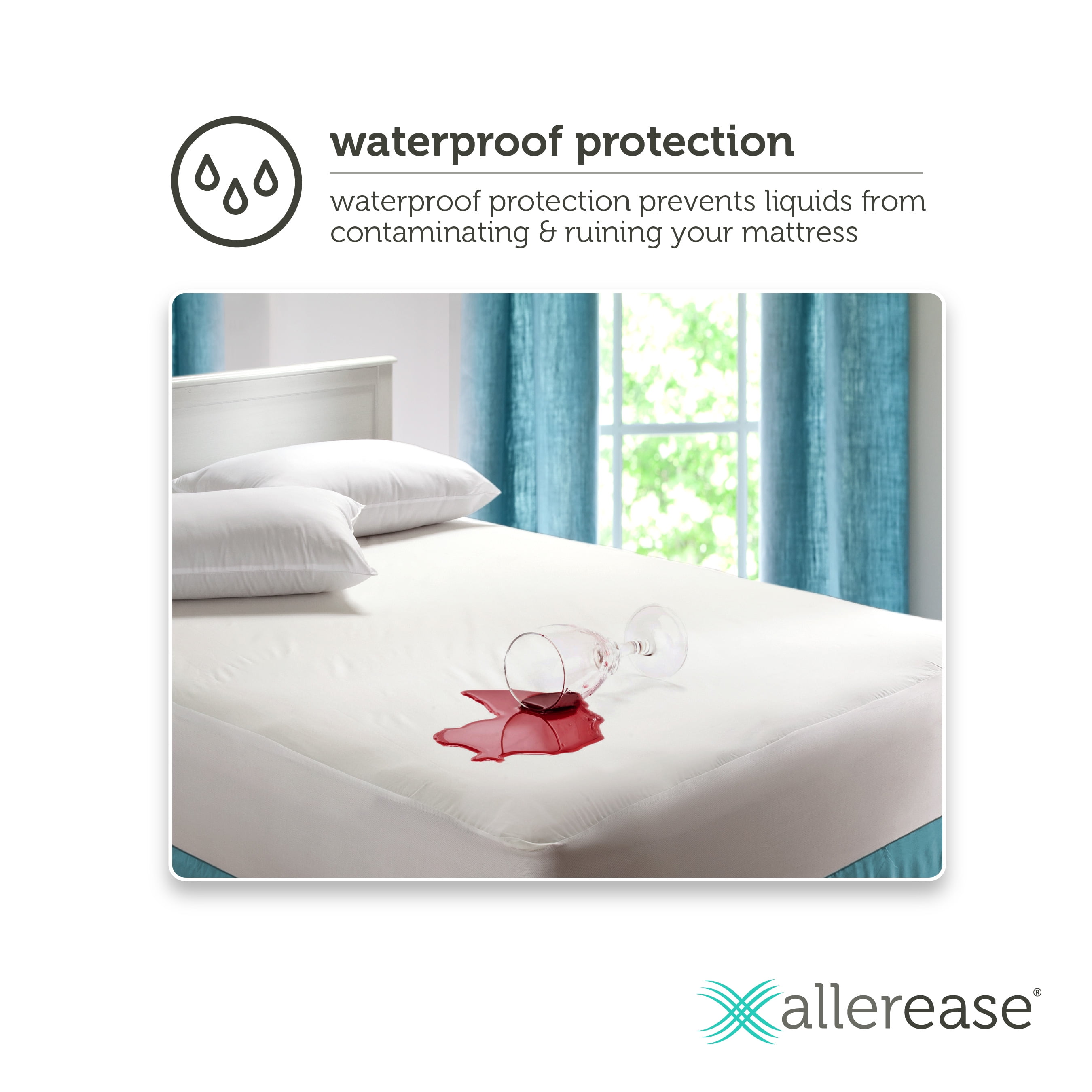 Allerease Maximum Allergy Bed Bug Protection Zippered Mattress Allerease Maximum Allergy Bed Bug Protection Zippered Mattress Protector 1 Each Com