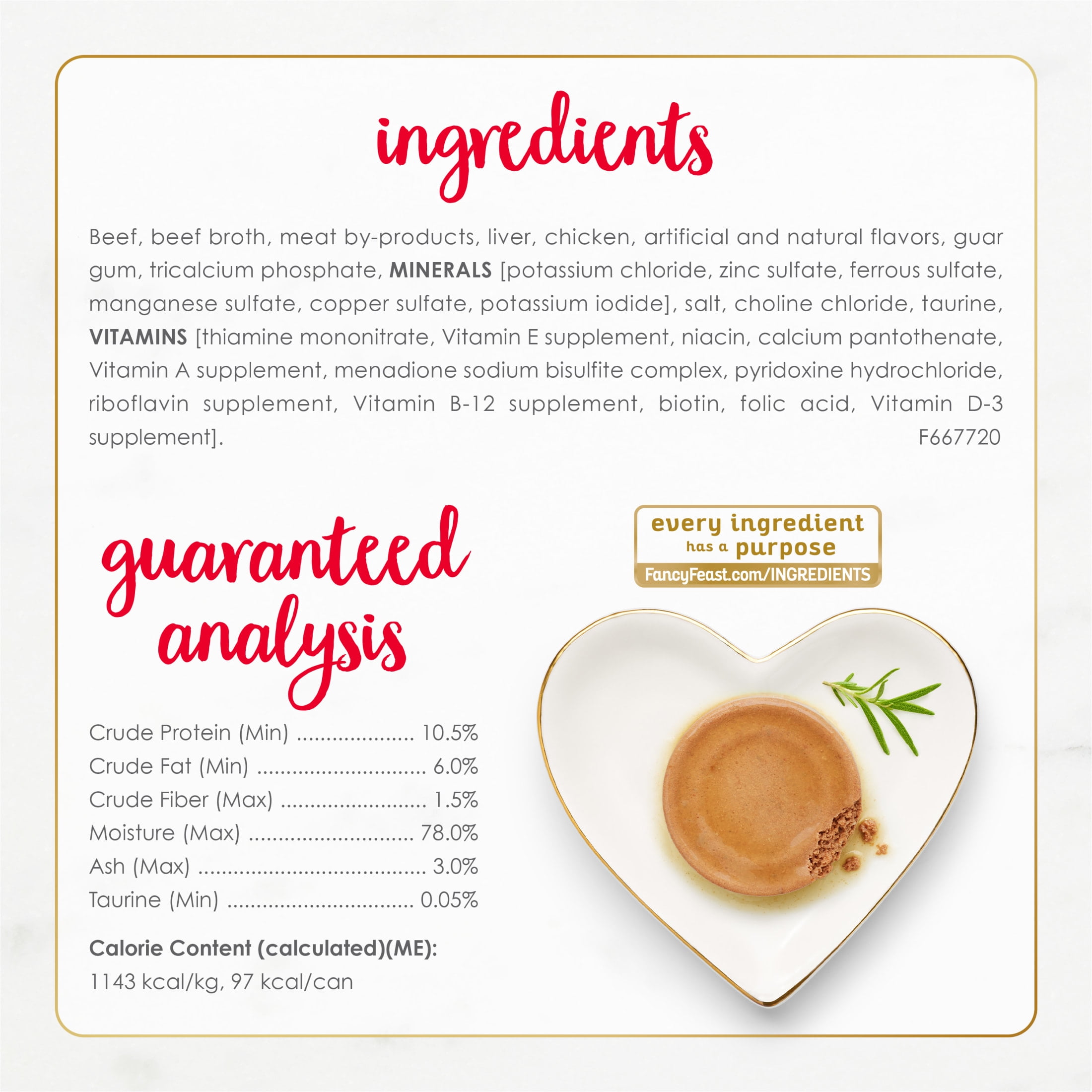 Purina Fancy Feast Classic Pate Kitten Food, Wet Cat Food, Tender Beef & Chicken, 3 oz Can - product image