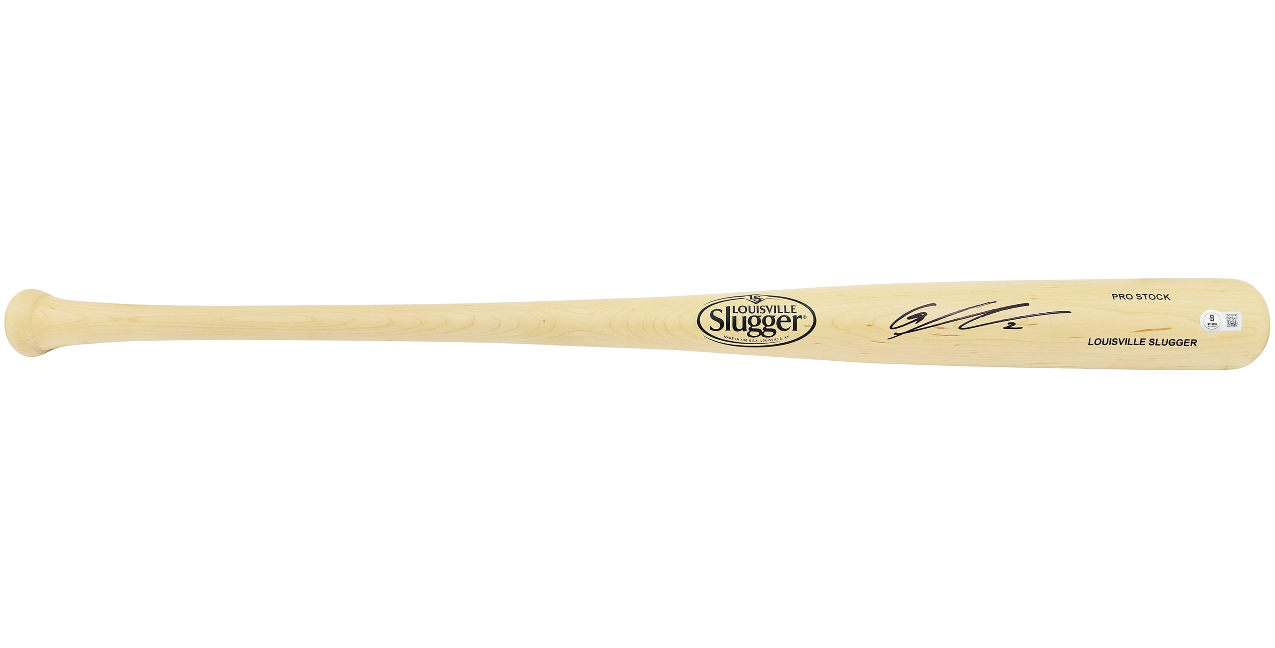 Gunnar Henderson Autographed Blonde Louisville Slugger Pro Stock Baseball Bat Baltimore Orioles Beckett BAS Witness 230125