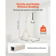 thumbnail image 2 of KFFKFF Bed Mobility Trapeze Bar, Elevatable Bed Aid with Dual Wheels, 350LBS Load Limit Sturdy Pull Over Bar with Ground Support for Seniors, Physically Challenged, Bedbound Individuals, 2 of 9