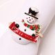 thumbnail image 4 of CHAO 6 servilleteros creativos: muñeco de nieve navideño, servilleteros únicos, suministros de vajilla para decoración de mesa de banquete de boda, 4 of 5