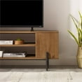 thumbnail image 6 of 58" Modern TV Stand with Side Storage - Oak, 6 of 8