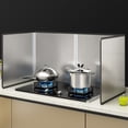 thumbnail image 6 of Stainless steel kitchen splash guard, splash guard foldable stove, grease splash guard, 3/4 sided splash guard, gas stove baffle, for stove top, prevent grease from splashing onto the walls, 6 of 7