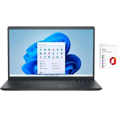 Lenovo IdeaPad 15.6" Full HD 1920 x 1080 Laptop |AMD Ryzen 5 7520U(Beat i5-1155G7)| AMD Radeon 610M| Copilot|Blue| 8GB RAM | 256GB SSD | Windows 11 Pro | Bundle with Office 2021