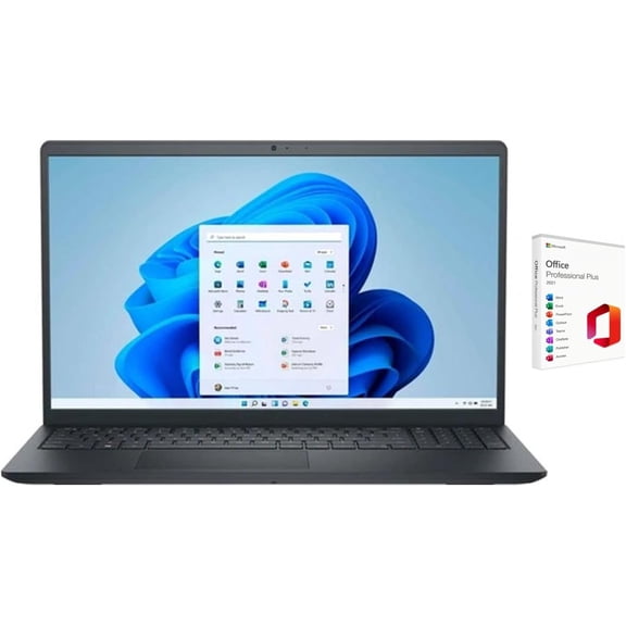 Lenovo IdeaPad 15.6" Full HD 1920 x 1080 Laptop |AMD Ryzen 5 7520U(Beat i5-1155G7)| AMD Radeon 610M| Copilot|Blue| 8GB RAM | 256GB SSD | Windows 11 Pro | Bundle with Office 2021