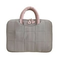 thumbnail image 2 of Maletín para portátil, bolsa de transporte para computadora, informal, de moda, ligero, funda protectora para portátil, para viajes, desplazamientos a Gris, 2 of 8