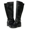 thumbnail image 7 of Alpine Swiss Erica Womens Knee High Riding Boots Stretch Calf Low Block Heel Boots, 7 of 7