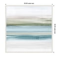 thumbnail image 2 of Amanti Art Landscape of Beach Stripes Framed Canvas Wall Art Print, 2 of 8