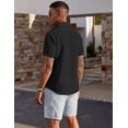 thumbnail image 6 of COOFANDY Men' Summer Beach Shirts, Short Sleeve Casual Button Down Shirts for Vacation Wedding,, 6 of 6