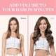 thumbnail image 5 of Extensiones de cabello GOO GOO Clip, 20 pulgadas, 120 g, 7 piezas, color marrón, 5 of 8
