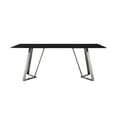 thumbnail image 6 of Armen Living Cressida and Skye 5-Piece Fabric/Glass Dining Set in Gray/Black, 6 of 7