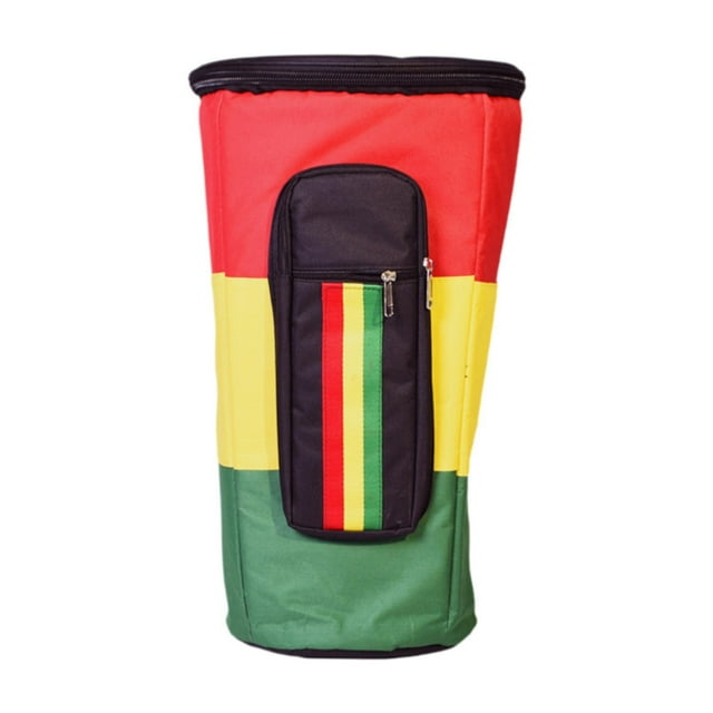 Bolsa para tambor africano con correas de hombro ajustables, accesorio para instrumento musical, bolsa para djembé cómoda y resistente, estuche para 12 pulgadas
