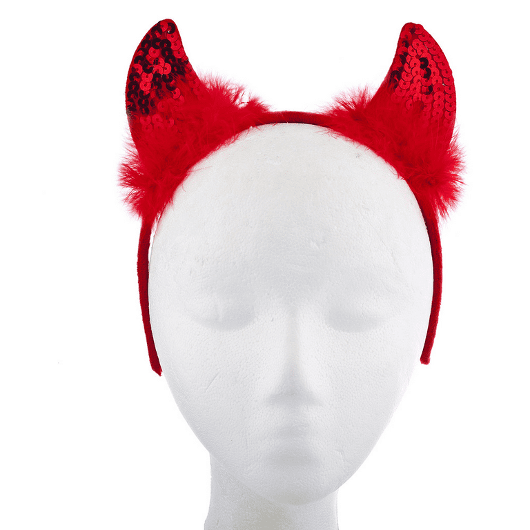 Sequin Devil Horns on headband Sequin Devil Horns on headband