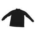 thumbnail image 3 of Camiseta de trabajo de manga larga, cuello vuelto, cómoda, profesional, color liso, color negro, XL, 3 of 14