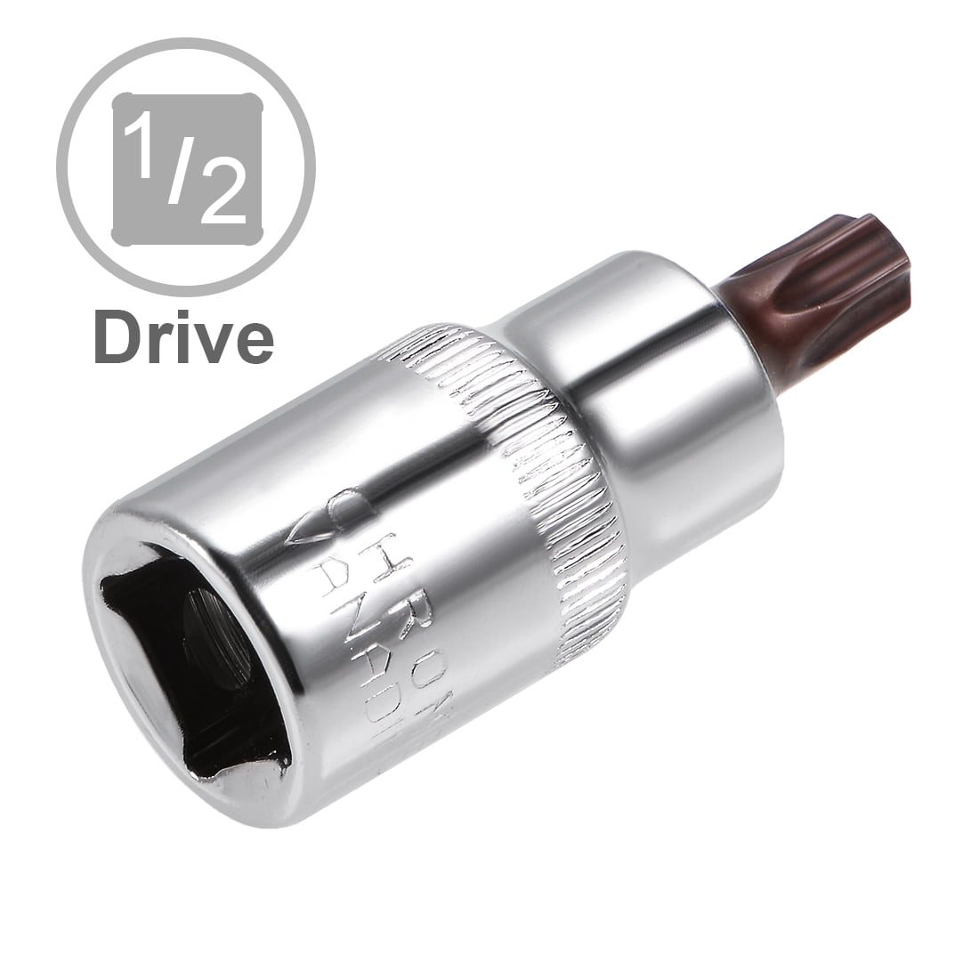 Uxcell T55 2.17'' Length 1/2-Inch Drive Torx Bit Sockets S2 Steel