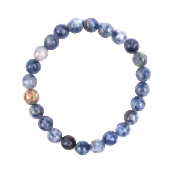 4mm Natural Sodalite Gemstone Bead Throat Chakra Bracelet Energy Cleansing Reiki Stone Jewelry