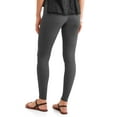 thumbnail image 2 of Time and Tru Women's Full Length Soft Knit Color Jeggings, 2 of 4