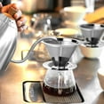 thumbnail image 6 of Pour Over Coffee Dripper - Slow Drip Ultra Fine Double Layer Pour Over Coffee Maker - 304 Stainless Steel Coffee Filter - Paperless Reusable Eco Friendly & Cost Saving,(Middle(2-4CUPS)), 6 of 8
