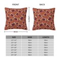 thumbnail image 6 of Wukai American Football1 Premium Polyester Fleece Pillow Covers with Hidden Zipper Closure,Luxuriously Soft and Durable-18"x18", 6 of 7
