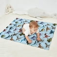 thumbnail image 2 of Colorful Cartoon Dinosaurs Pattern Blanket,Comfortable Soft Lamb Wool Throw Blanket,All Season,Warm Lightweight Blankets for Sofa Bed Couch Living Room Chair,30"x40", 2 of 4