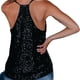 thumbnail image 5 of Txlixc Chaleco de cuello en V profundo, tirantes, blusa de lentejuelas sin mangas, blusa de ocio Txlixc  moda, 5 of 5