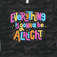 thumbnail image 4 of Inktastic Everything is Gonna be Alright Inspirational Quote Women's T-Shirt, 4 of 5
