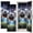 Color 4, variant on 2 Pcs School Locker Magnetic Wallpaper 12" x 36" Futuristic Soccer Ball Glitch Effects Vibrant Technology Reusable Removable Locker Accessories Back to School Supplies Gifts for Boys