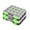 Green, variant on Tool Box with Transparent Lid, Double Side 34-Compartments Organizer Box with Removable Dividers for Hardware, Screws, Bolts, Nails, Beads, Jewelry and Fishing Accessories, Orange
