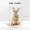 thumbnail image 4 of 8x12 inch Paintings Wall Decor Rabbit Eating Carrots,Indoor Home Living Room,Yard,Kitchen,Nursery Decor Wall Art Prints,For Rabbit Enthusiast Gift,Retro Rabbit & Carrots Decor Posters Canvas, 4 of 6