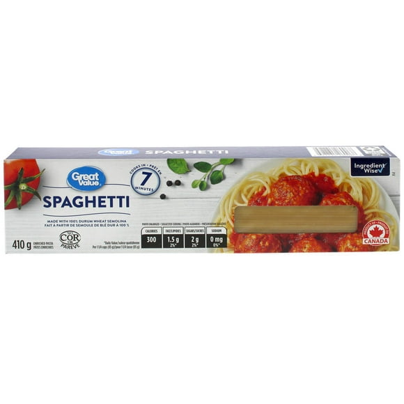 Great Value Spaghetti, 410 G
