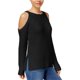 thumbnail image 1 of Suéter con hombros descubiertos para mujer Hippie Rose, negro, mediano Hippie Rose Pull-over, 1 of 1