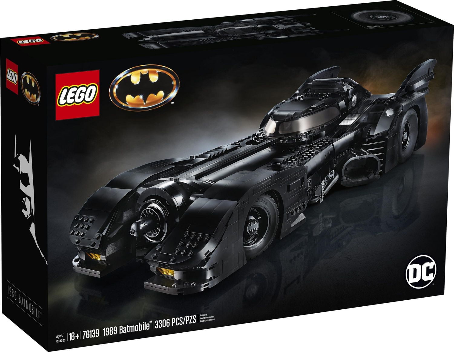 LEGO DC Batman 1989 Batmobile 76139 Building Kit (3,306 Piece)