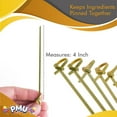 thumbnail image 5 of PMU Luau Bamboo Food Picks 4 Inch Party Decoration and Tableware Accessory (100/Pkg) Pkg/12, 5 of 7