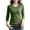 #H-Army Green, variant on GuangCheng Womens Long Sleeve Soft Shirts Crew Neck T-Shirts Casual Breathable Tees Basic Tops