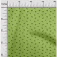 thumbnail image 2 of oneOone Tissu Cambric Coton Vert Poire Rétro Minimal Matériel de Couture Imprimé Tissu au Mètre 42 Pouces de Large, 2 of 5