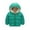 Green, variant on Bainana Hoodie Jacket For Toddler Boys Solid Color Long Sleeve Zipper Coat Warm Casual Fall Winter Kids Outwear Dark Blue Size 18-24 Months