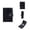 Black, variant on Slim RFID Blocking Card Holder for Men - PU Leather Multi-Function Business Wallet with Auto-Pop Card Slot