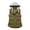 Green, variant on Tiqkatyck Sweater Vest Ladies Fashion Pure Color Zipper Cotton Waistcoat Waistcoat Short Warm Vest Puffer Vest Women Black