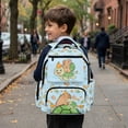 thumbnail image 4 of Aplkyhs Just A Boy Who Loves Soccer Backpack for Kids 9-12 School Bag Lightweight Water Resistant Bookbag for Daily School Sea Turtle Capybara, 4 of 7