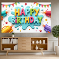 thumbnail image 5 of Yatrandify Colorful Floral Happy Birthday Banner Water Gun Splash for Birthday Celebration Summer Party Outdoor Decoration, 5 of 7
