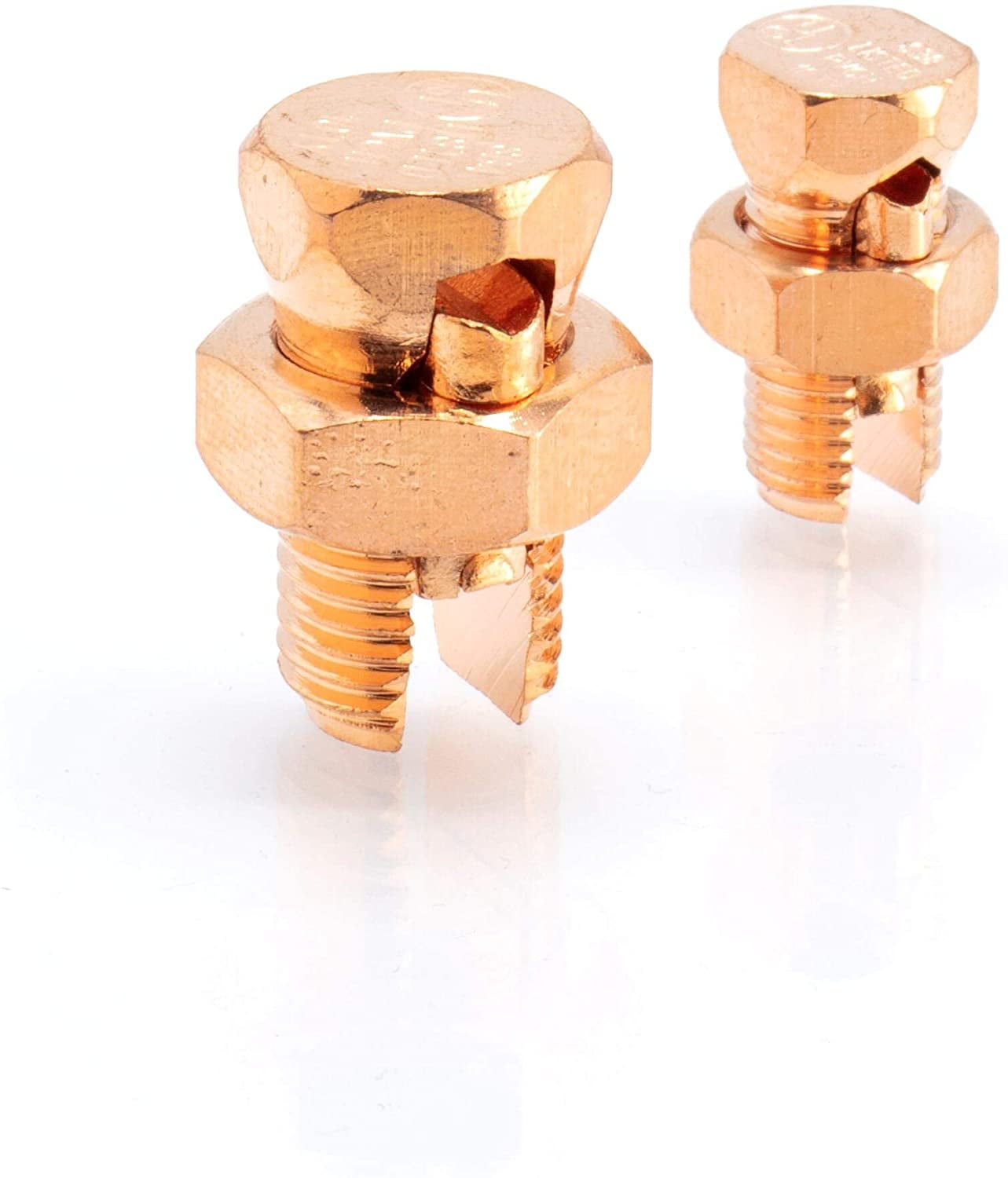 THE CIMPLE CO - Split Bolt Connector - Max Strength - Size 8 Gauge Copper Wires - UL, 10 Pack