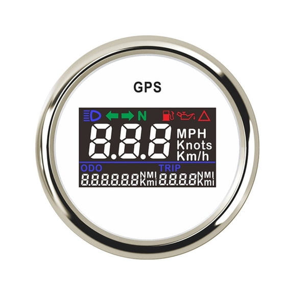 Digital GPS Speedometer Odometer With Led Backlight 52mm Speed Gauge For Boat Yacht Motorcycle Car 12V/24V ,Wide Application