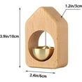 thumbnail image 5 of Magnetic doorbell Shopkeeper Bell Wooden Door Wind Chime Dopamine Brass Decorative Refrigerator Creative Hanging Shop Home Vintage Business Entrance Bell Unique Restaurant Gift, 5 of 5