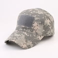thumbnail image 1 of Gorra de béisbol con estampado de pitón para exteriores para fanáticos militares, gorra de camuflaje táctica para hombres, gorra deportiva con velcro, 1 of 6